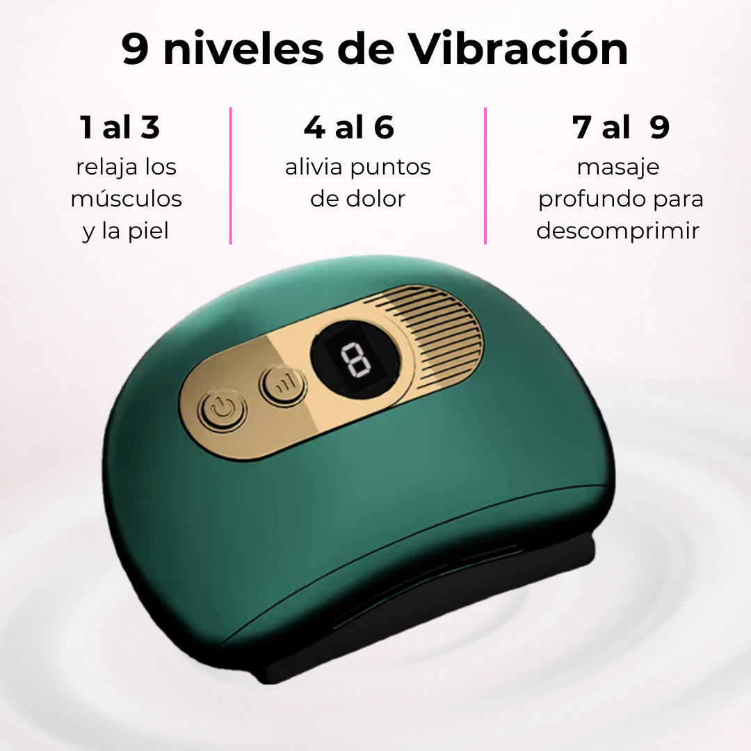 Gua Sha Inteligente – Masajeador con vibración y calor