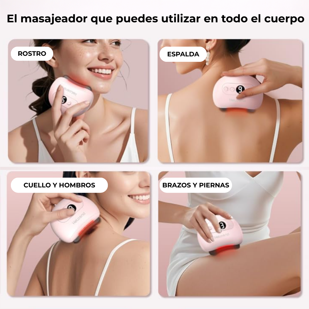 Gua Sha Inteligente – Masajeador con vibración y calor