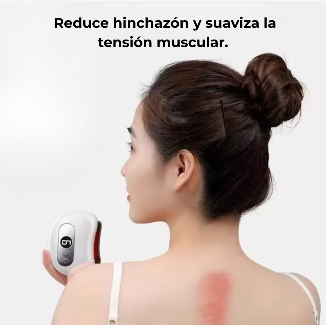 Gua Sha Inteligente – Masajeador con vibración y calor