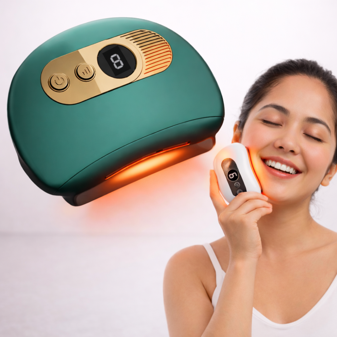 Gua Sha Inteligente – Masajeador con vibración y calor